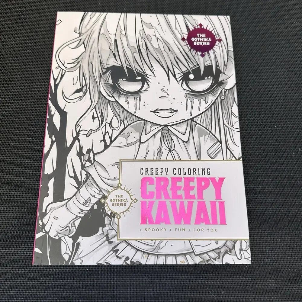 Creepy Kawaii Adult Coloring Book - Gothic, Halloween, Spooky, Horror